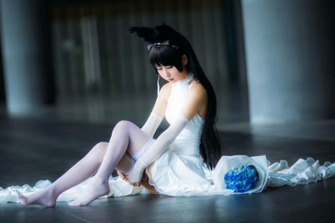 【萌芽儿】爱宕花嫁COS欣赏