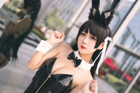 【萌芽儿】爱宕兔女郎COS欣赏第一弹